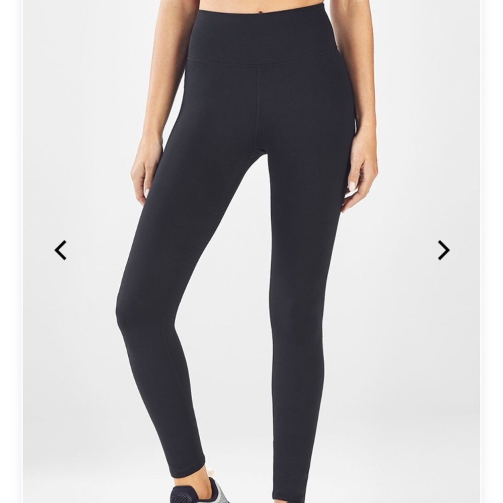Fabletics Black Workout Leggings (two pair!)